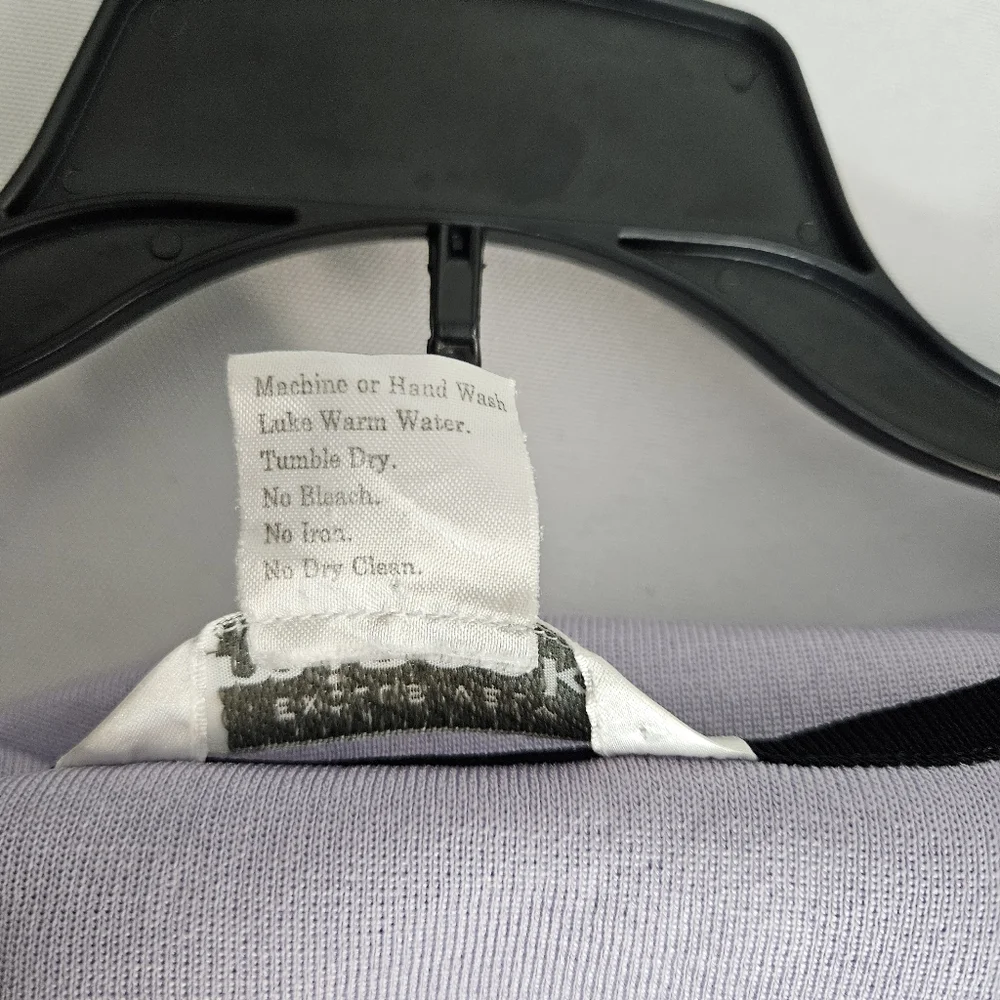 Exclusively Misook Purple Lavender Short Sleeve Top Size XL